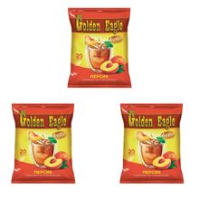 Чай Golden Eagle растворимый со вкусом персика 20 шт 3 шт
