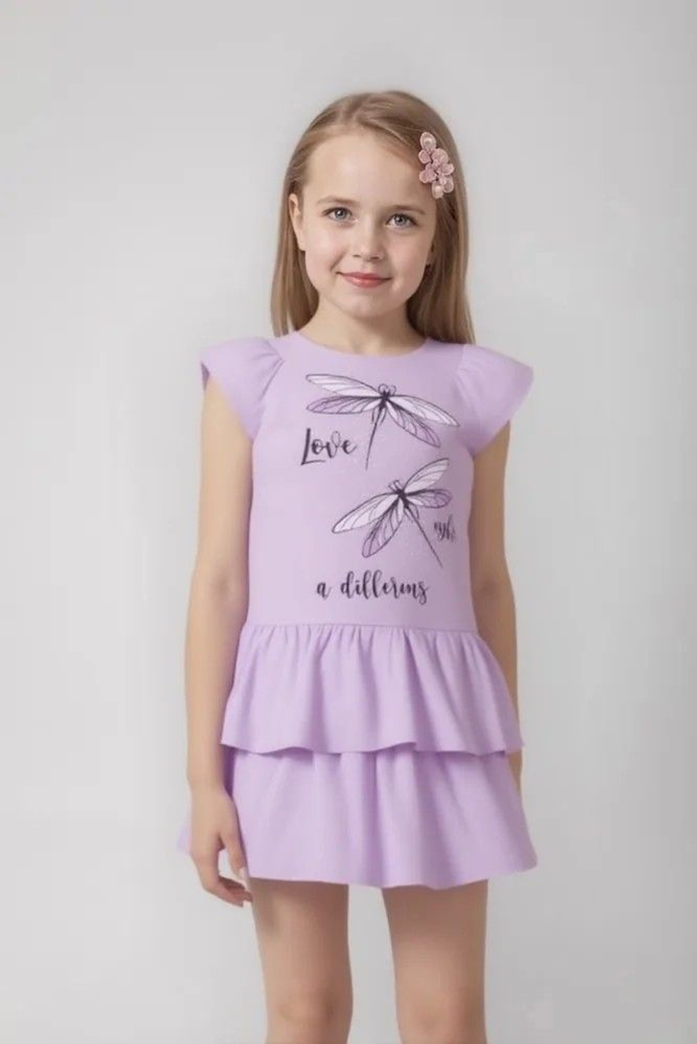 11-161-5 платье для девочки Luneva.