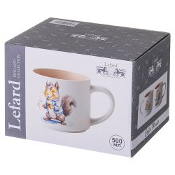 КРУЖКА LEFARD "CRAZY COFFEE" 500МЛ