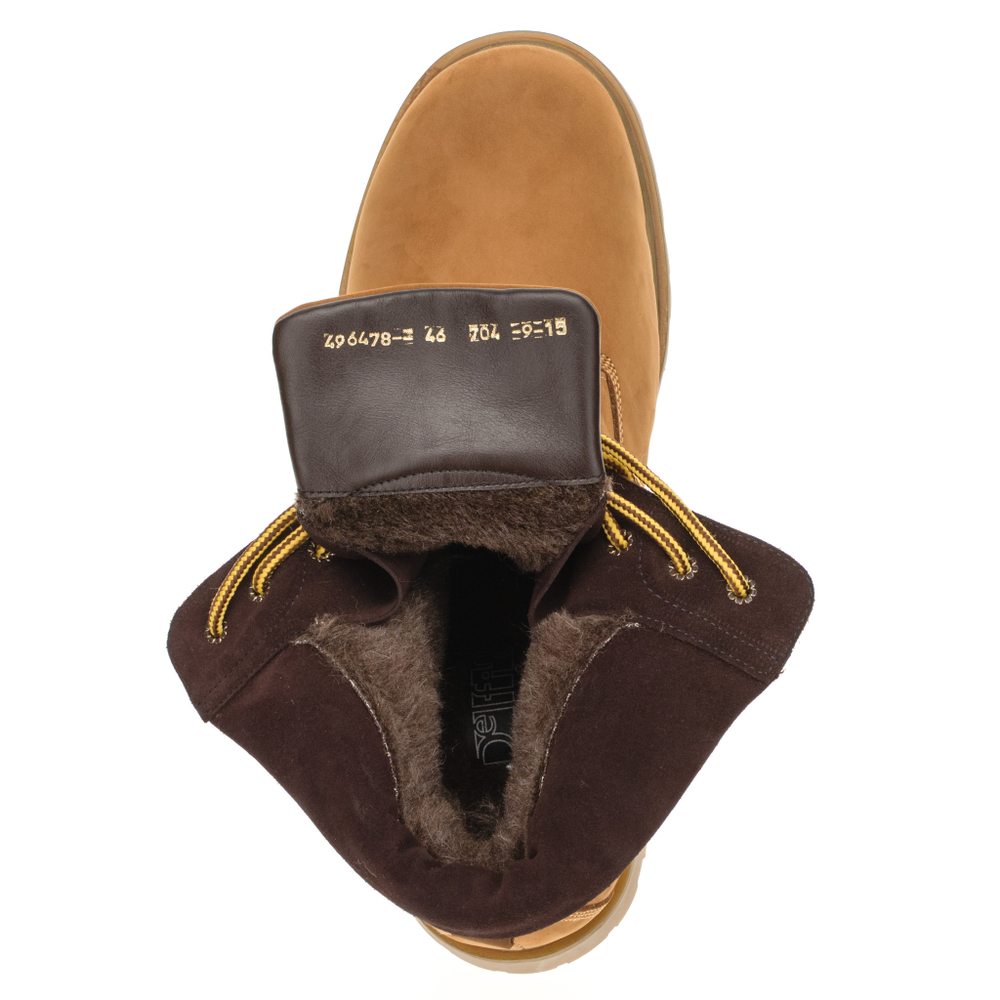 496478 ботинки мужские охра