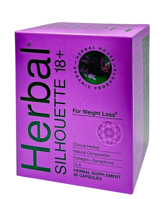 HERBAL SILHOUETTE 18+ Капсулы для похудения с Коллагеном и Синефрином