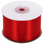 Лента атласная ширина 50 мм, длина 23 м, красная, BRAUBERG, 591521