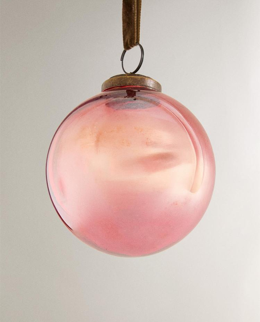 ZARA HOME УКРАШЕНИЯ ДЛЯ РОЖДЕСТВЕНСКОЙ ЁЛКИ В ФОРМЕ ПРОЗРАЧНОГО ШАРА, КРАСНЫЙ