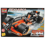 Конструктор пластмассовый ин. 137эл. "Гоночный болид" 85007-ZH (Город мастеров)