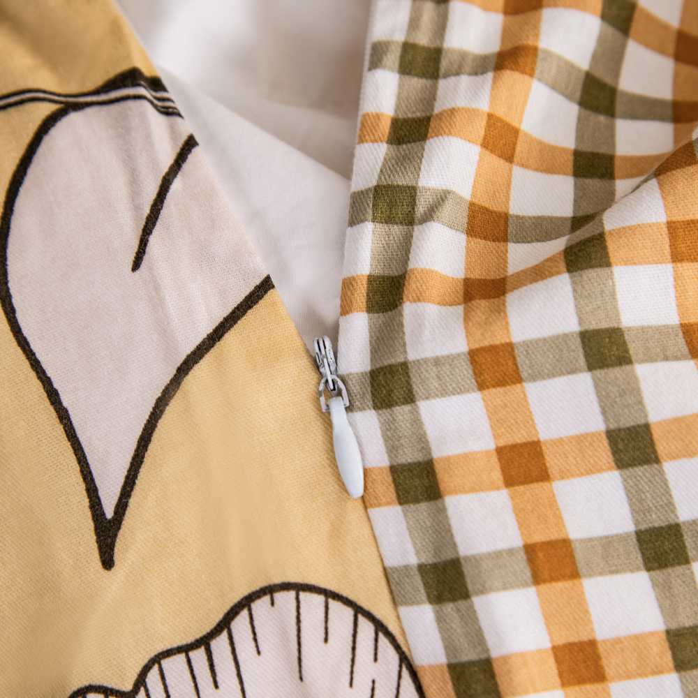 Комплект постельного белья Люкс Сатин 100% хлопок на резинке AR293