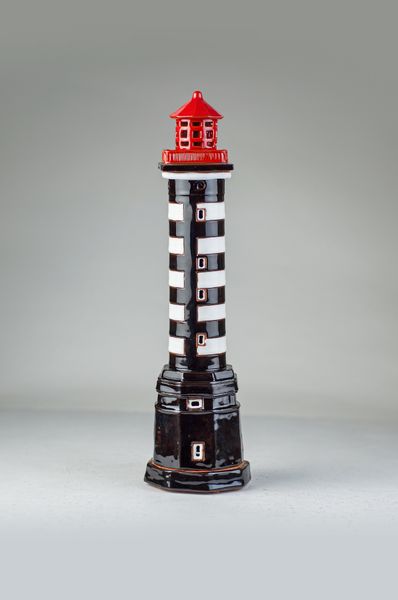 Керамический маяк-подсвечник Клайпеда, 34 см, Литва