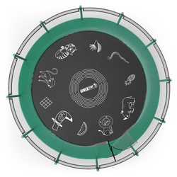 Батут UNIX Line SUPREME GAME 16 ft (Green)