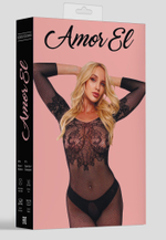 Соблазнительный комбинезон-сетка Gracia