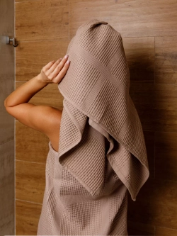 Полотенце вафельное, г/к, 260 гр/м2, 50х90, арт. CW 50-90, цвет: 1124-Мокко,