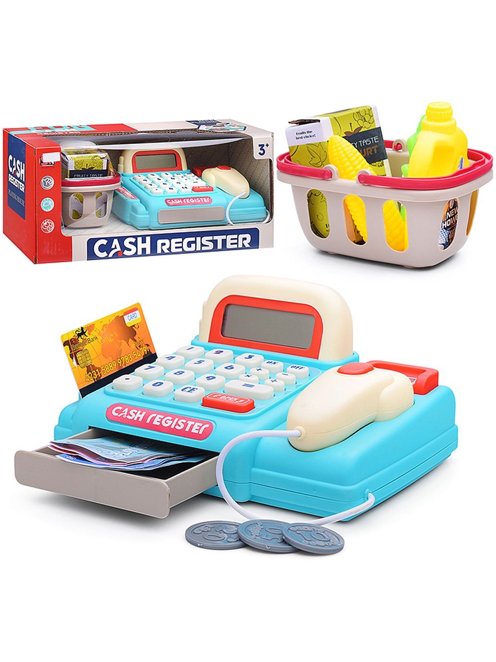 Игровой набор Касса с корзиной для магазина (SK110C)