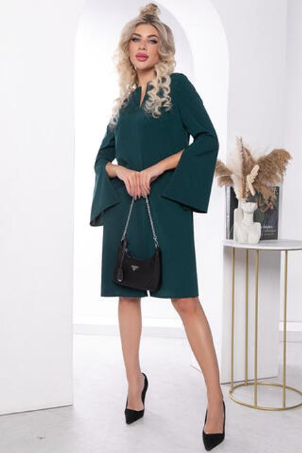 Платье "Элегантная особа" (изумруд) П7876 LT Collection