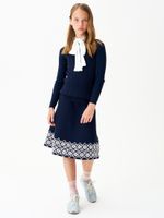 Юбка для девочки 1203 синий