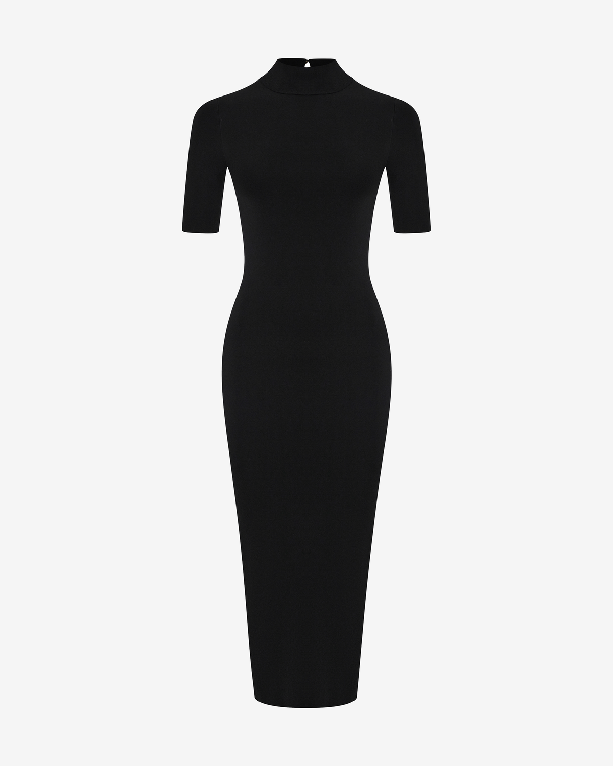 Платье миди с открытой спиной из вязаного трикотажа