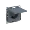 Розетка 1-м СП AtlasDesign 16А IP20 с заземл. защ. шторки с крышкой механизм грифель SE ATN000746