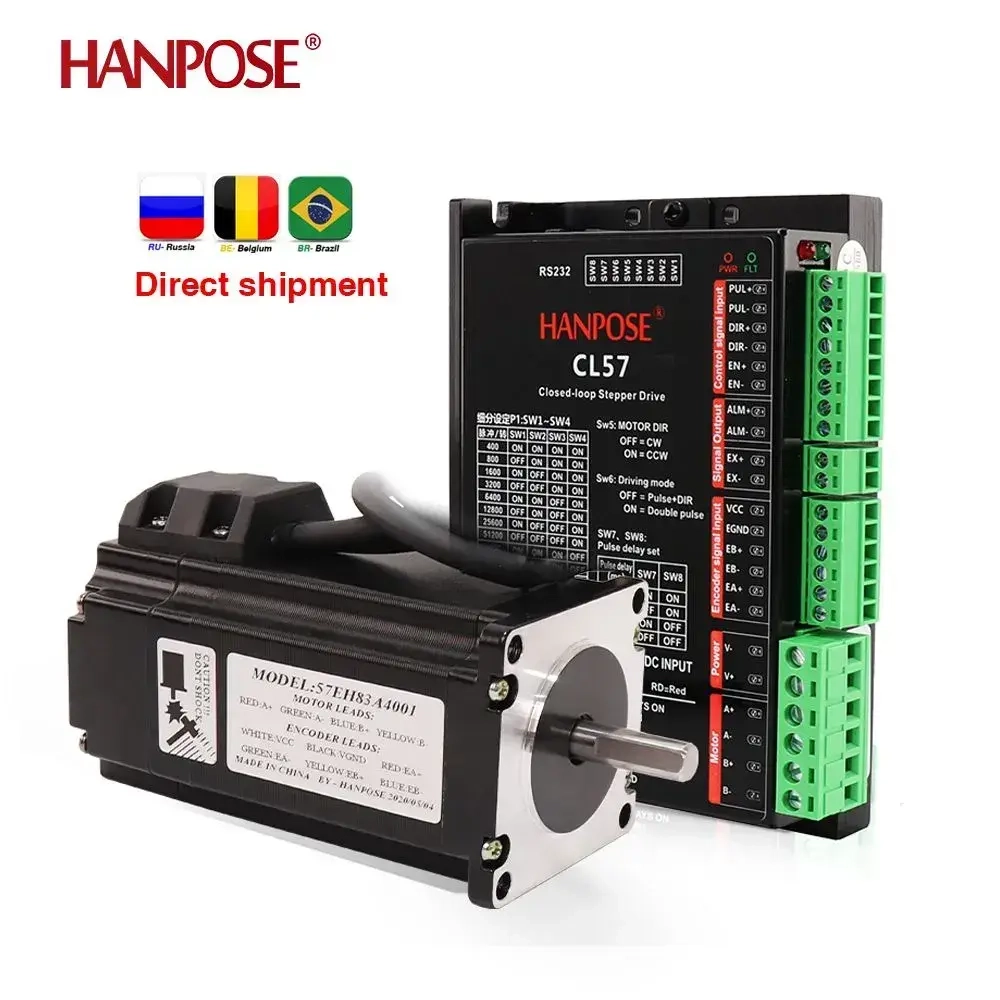 шаговый двигатель Nema 23 (57EH83A4001-CL57) 4.0A 260N.CM