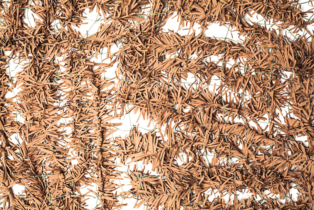 Маскировочная сеть Нитекс Папоротник 2х3м ПС3-3 бежевая хвоя 3735