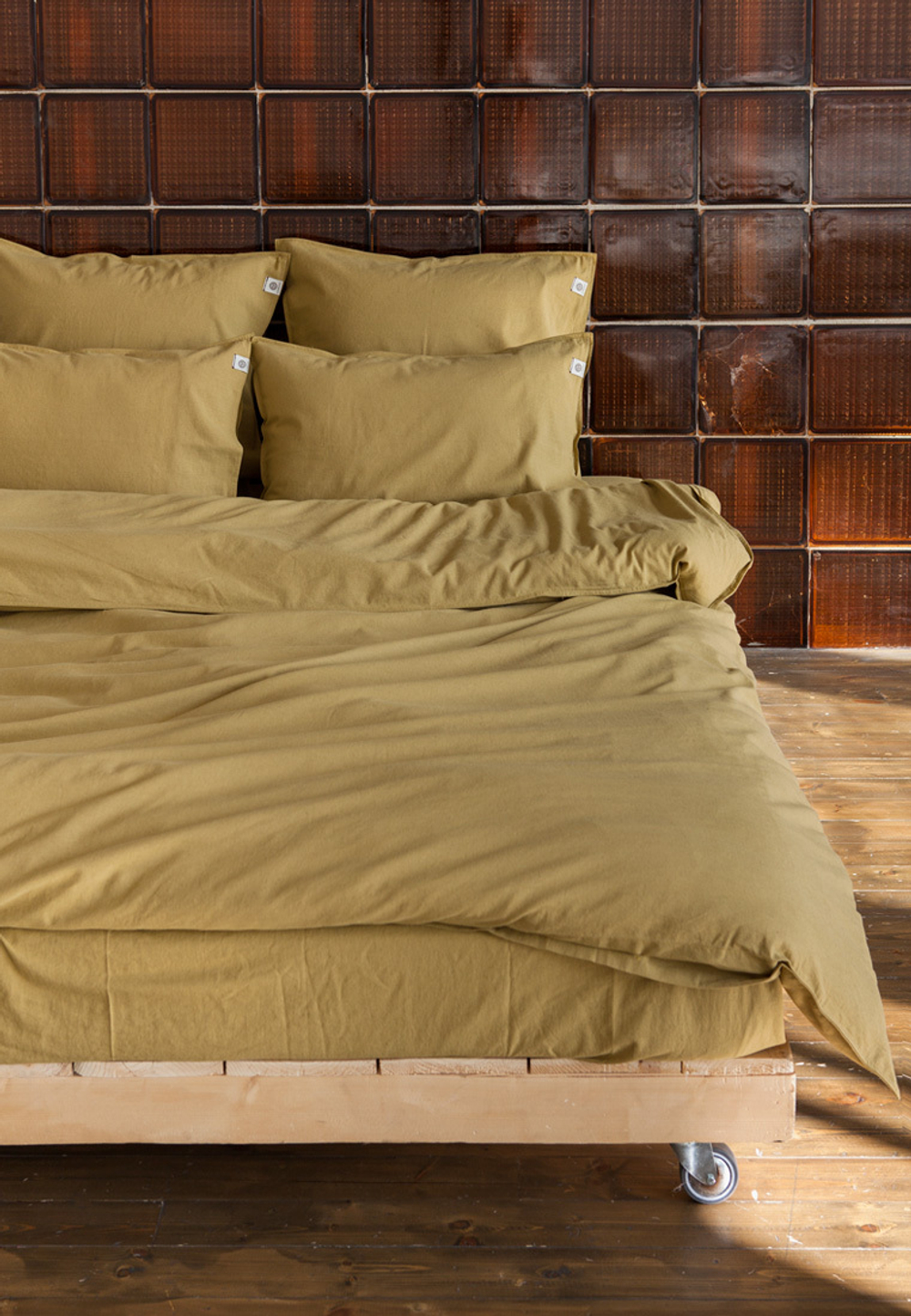 Наволочка 50x70 Luxberry горчичная