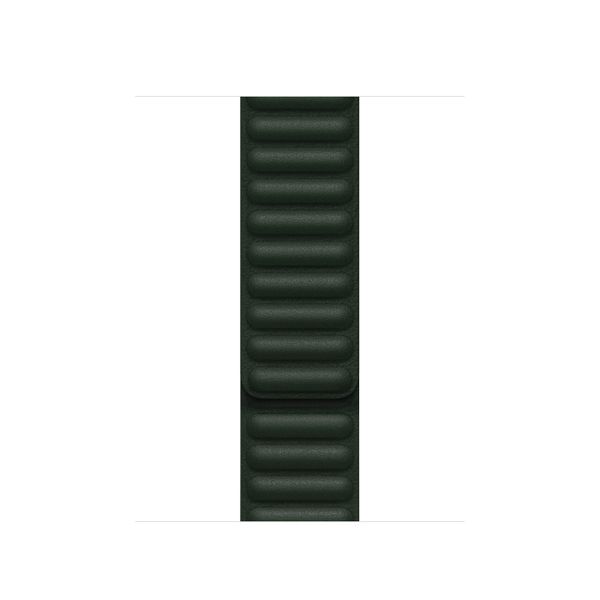 Умные часы Apple Watch Series 7 GPS + Cellular 45mm Titanium Case with Sequoia Green Leather Link