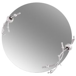 Зеркало настенное Атлантис Серебро