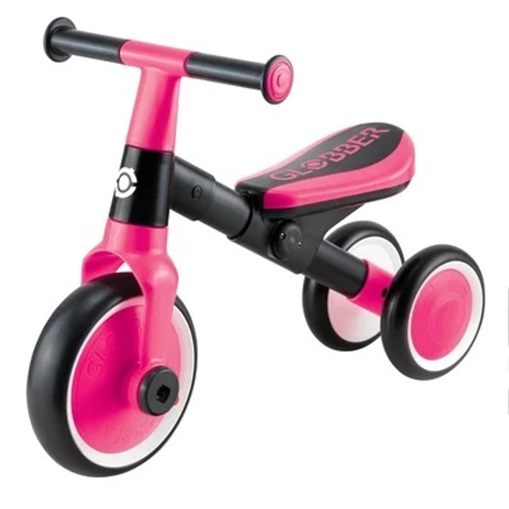 Трёхколёсный велосипед-беговел Globber Learning Trike 2 в 1 Fuchsia