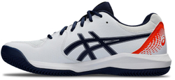 Мужские кроссовки теннисные Asics Gel-Dedicate 8 Clay - white/blue expanse