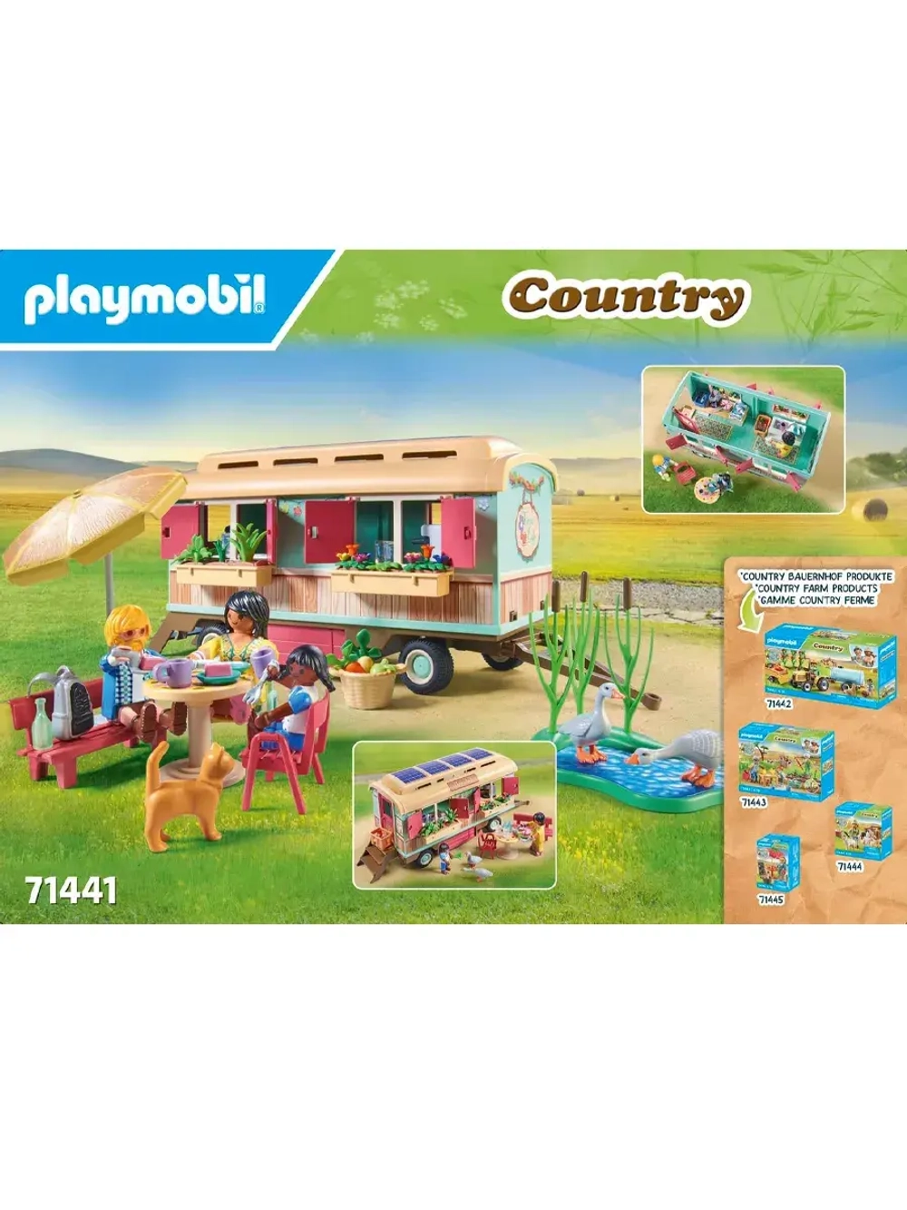 Набор Уютное кафе в поезде с огородом Playmobil 71441