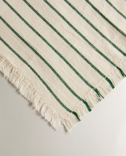 Zara Home скатерть из хлопка, узор в полоску, 160 120 см