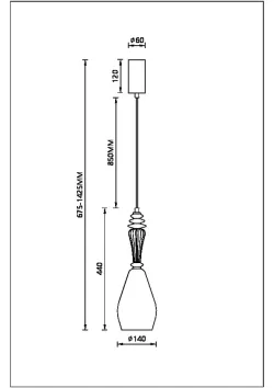 Подвесной светильник Arte Lamp CORAL