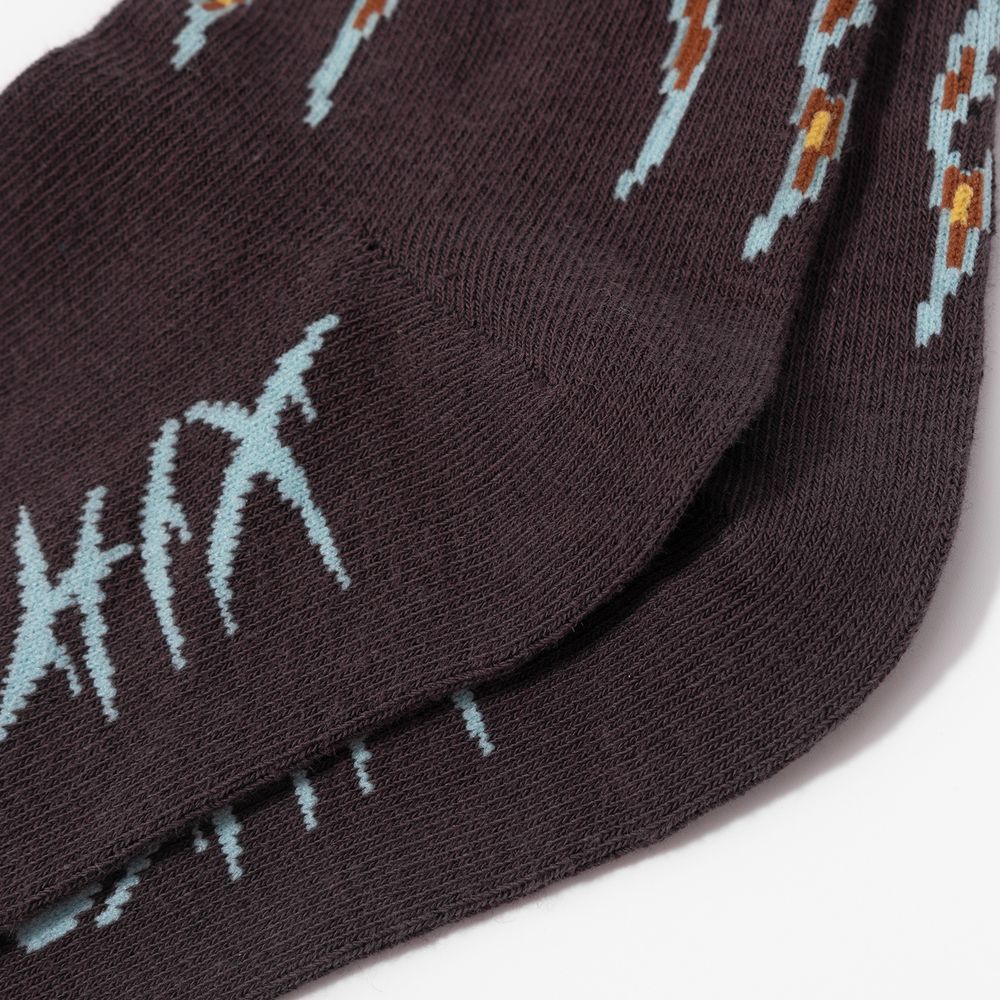 Носки YMKASHIX HELLCOME FIREDISE FIRE Коричневые