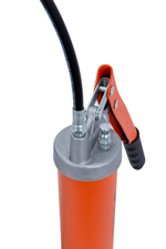 Рычажный шприц для смазки, 413 бар, 1/8" BSPT, гибкий шланг с 4-х лепестковой насадкой - 16 шт