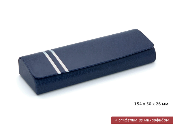Футляр для очков с салфеткой 856/1 синий