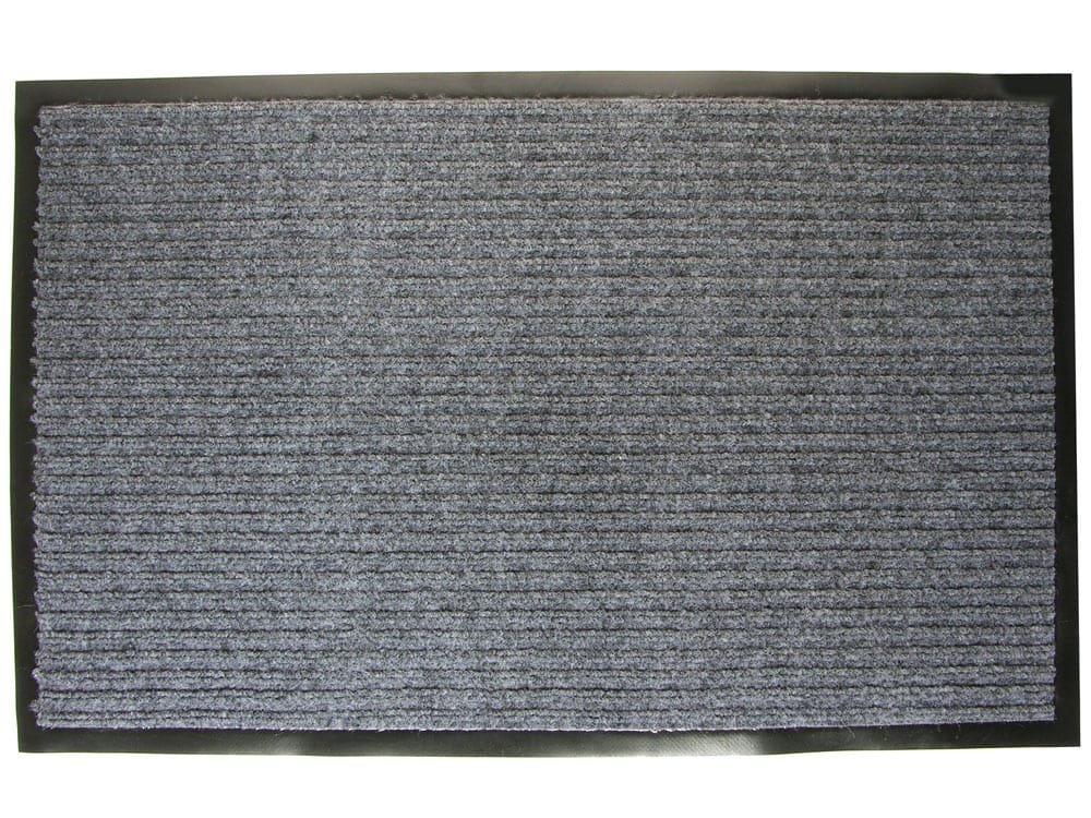 Коврик влаговпитывающий ребристый Стандарт серый (1,2*15м)