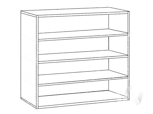 Комод ЛК-20 Спальня Ливорно (орех донской)