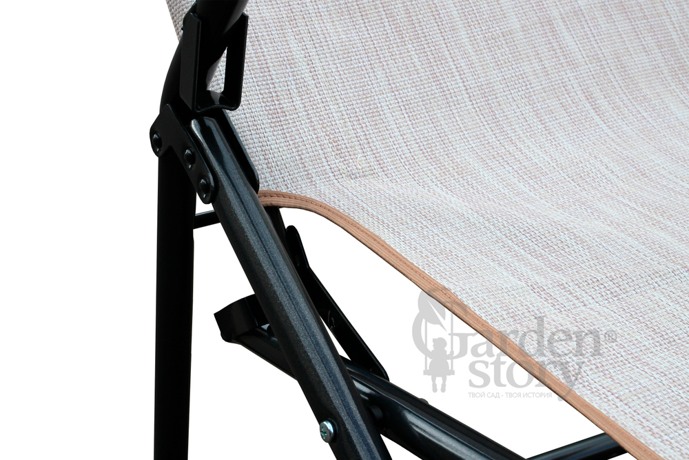 Кресло -шезлонг Лагуна арт.с258 (каркас серый, серый), 1 уп.