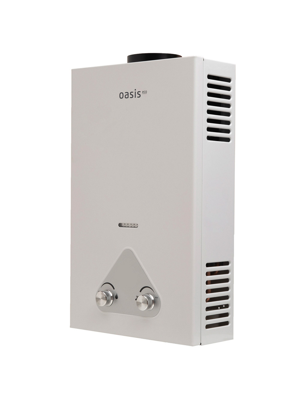 Газовая колонка Eco W-20 белая OASIS (20 кВт), без дисплея