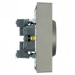 Розетка двойная с заземлением и со шторкой Stekker Эмили 49934