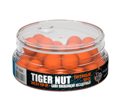 Бойлы насадочные плавающие Sonik Baits TIGER NUT Fluo Pop-ups 11мм 50мл (Орех тигровый)