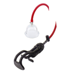 Вагинальная помпа Songs of Pleasure Pussy Pump (Цвет: прозрачный с красным)