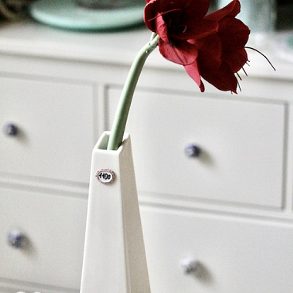 Ваза керамическая конус усеченный Tiziano 7 x 25 см