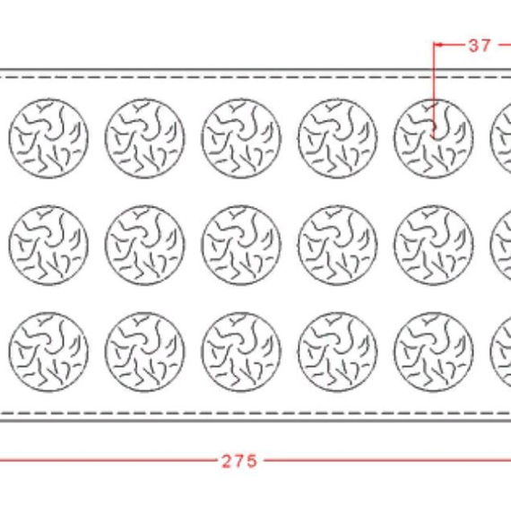50 | Форма для шоколадных изделий (275*135 мм)