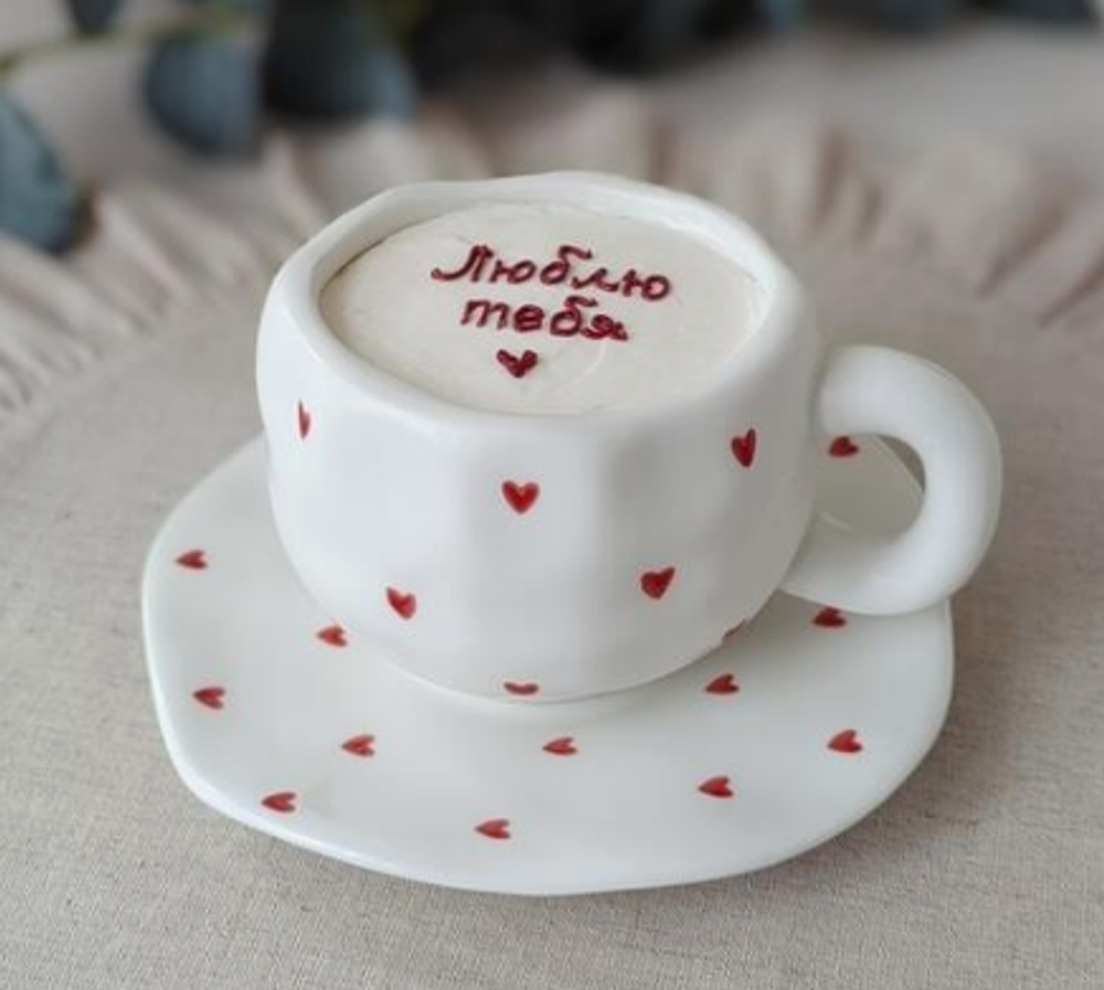 НОВИНКА! ТОРТИК В КРУЖКЕ для ВЛЮБЛЕННЫХ в друг друга