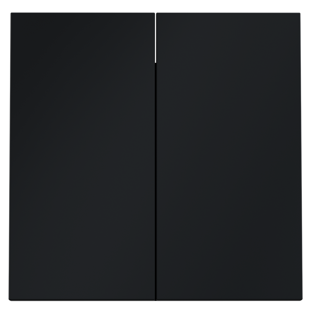 Клавиши для выключателя/переключателя двухклавишного, S70 (графит)