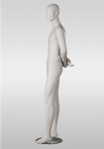 Мужской абстрактный манекен Alex 3/Белый матовый