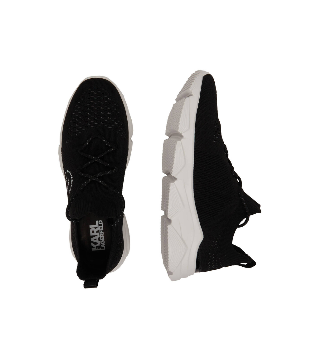 Кроссовки VERGER Maison Karl Knit Lo Karl Lagerfeld - черный(KL51638)