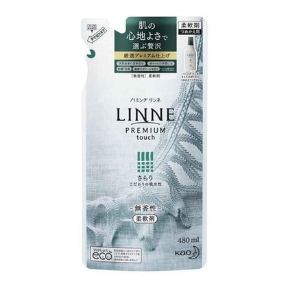 Кондиционер для белья, KAO, Hamming Linne Premium touch, смягчающий эффект, 480 мл