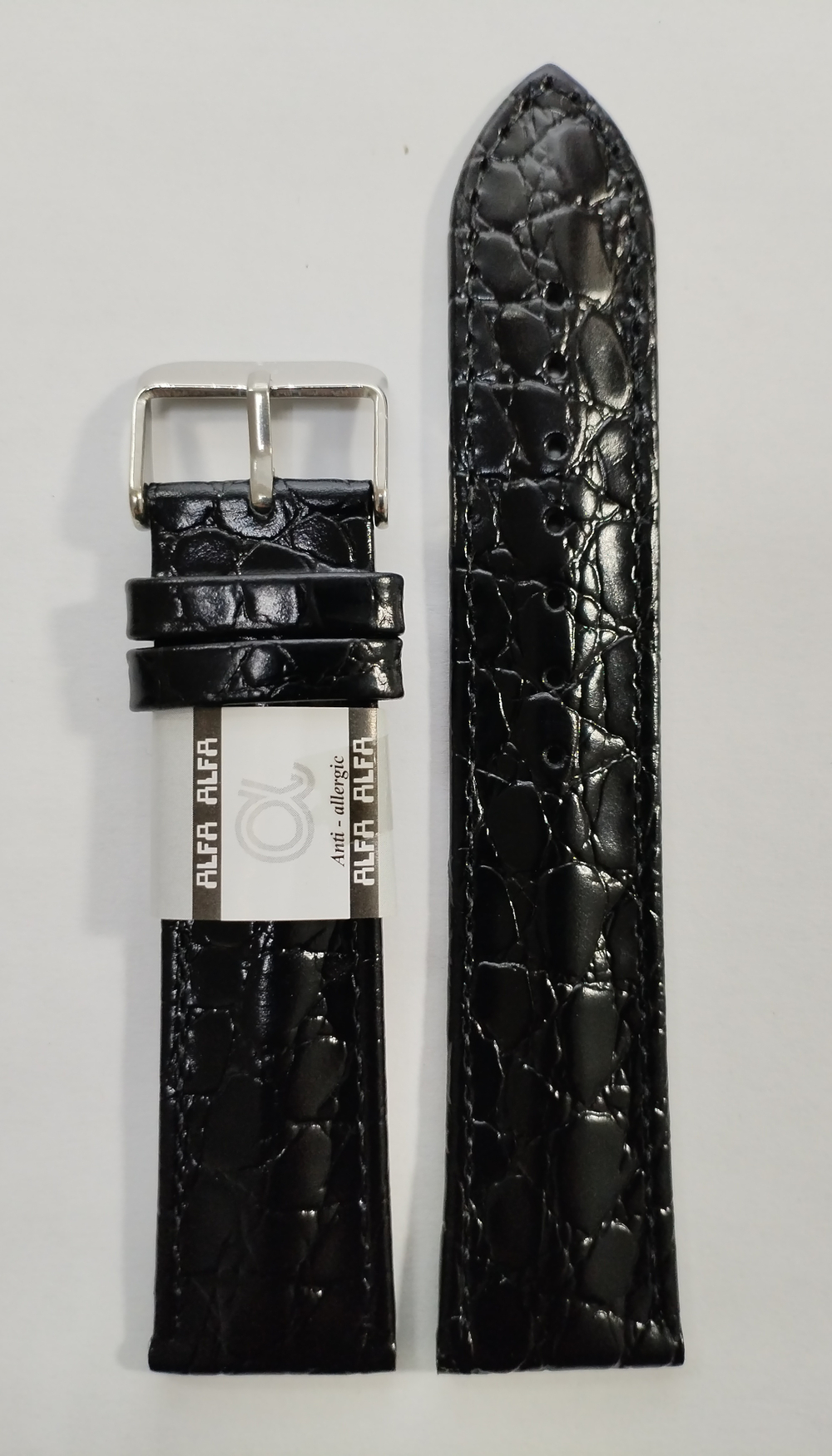 Ремень для часов из натуральной кожи. 4686А