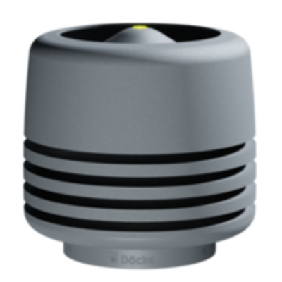 Docke PREMIUM/ Выход вентиляционный ИЗЛ-125/700/ Колпак/ Серый