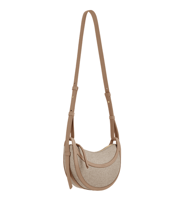 Сумка Polene Numero Dix EDITION DUO TAUPE CANVAS