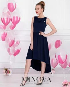 Платье 8584-темно-синий Minova