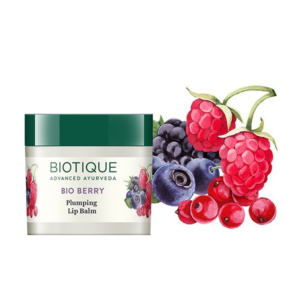 Бальзам для губ Biotique Bio Berry Plumping Lip Balm, 12 г